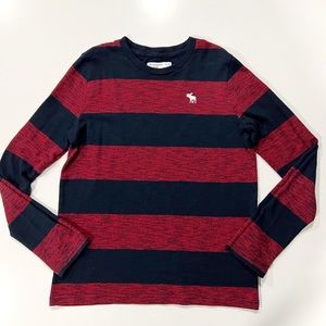 Boys Abercrombie long sleeve knit shirt/sweater